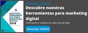 CTA descarga plantilla herramientas marketing digital